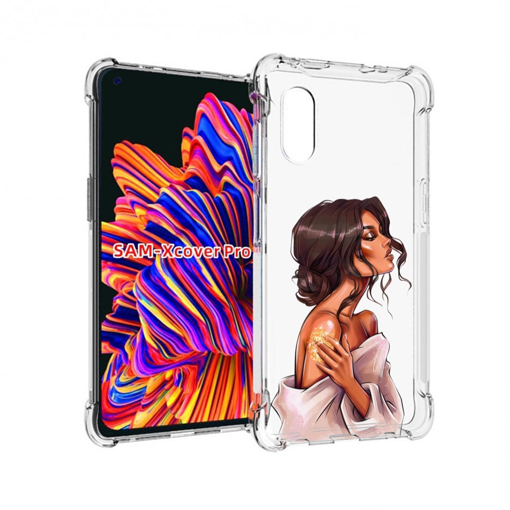 Чехол MyPads Девушка-нежная женский для Samsung Galaxy Xcover Pro 1