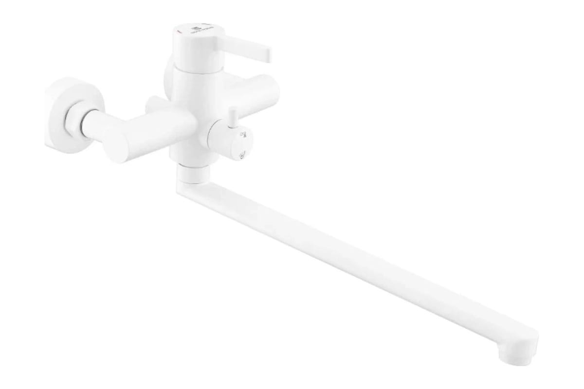

Смеситель GOTA ROCIO G016095-GOTA Black&White с длинным изливом белый