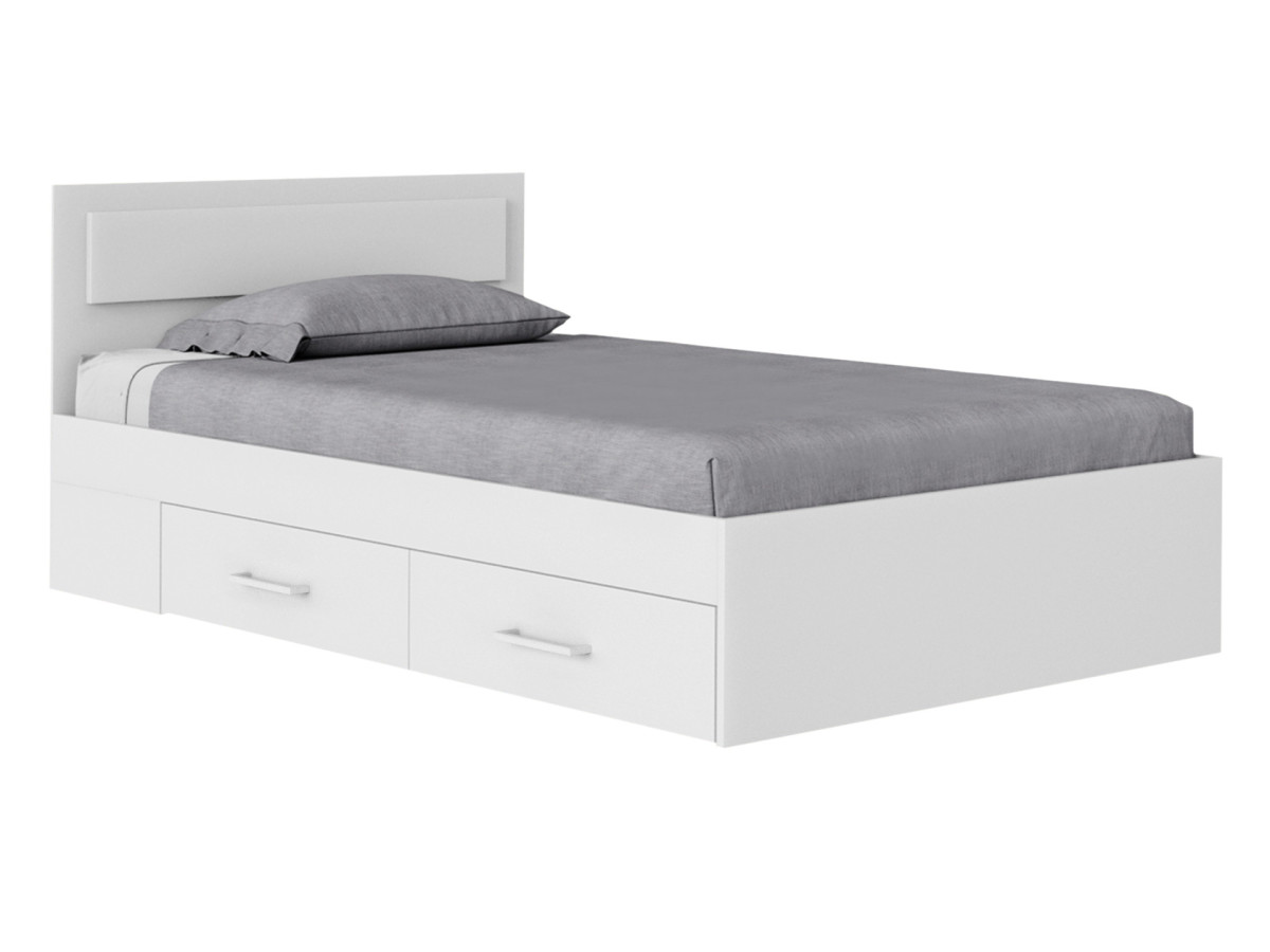 Кровать Первый Мебельный Жаклин Белый 160х200 см