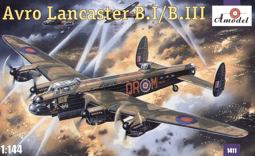 

Сборная модель Amodel 1/144 Avro Lancaster B.I/B.III 1411