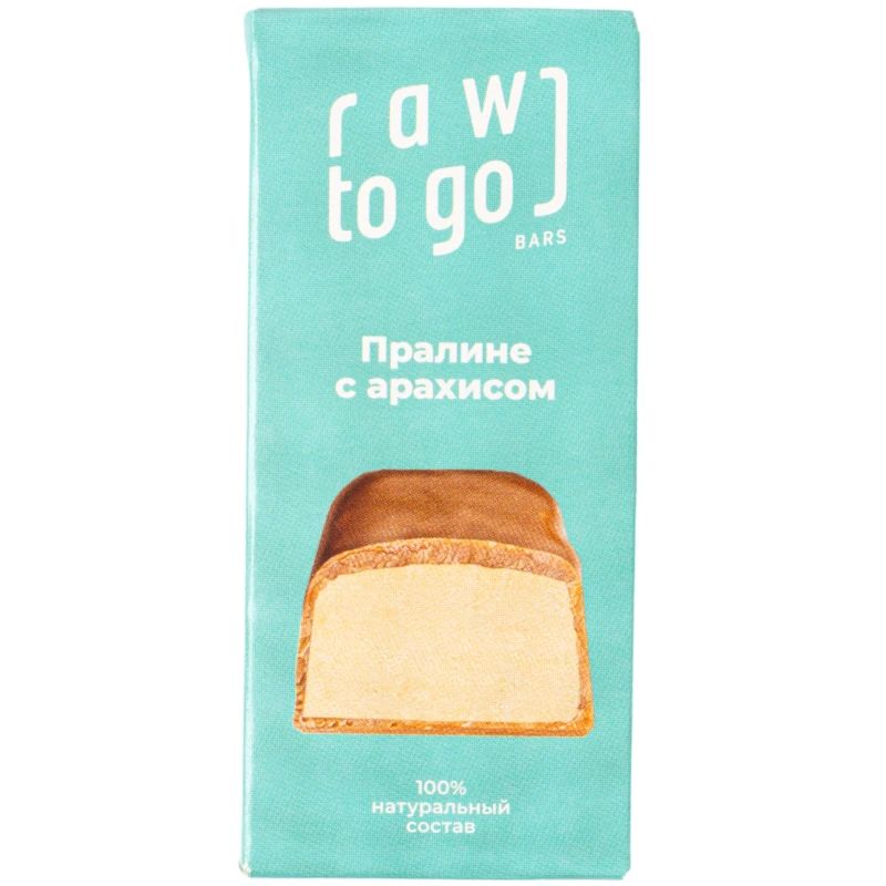 Пралине Raw To Go с арахисом 45 г