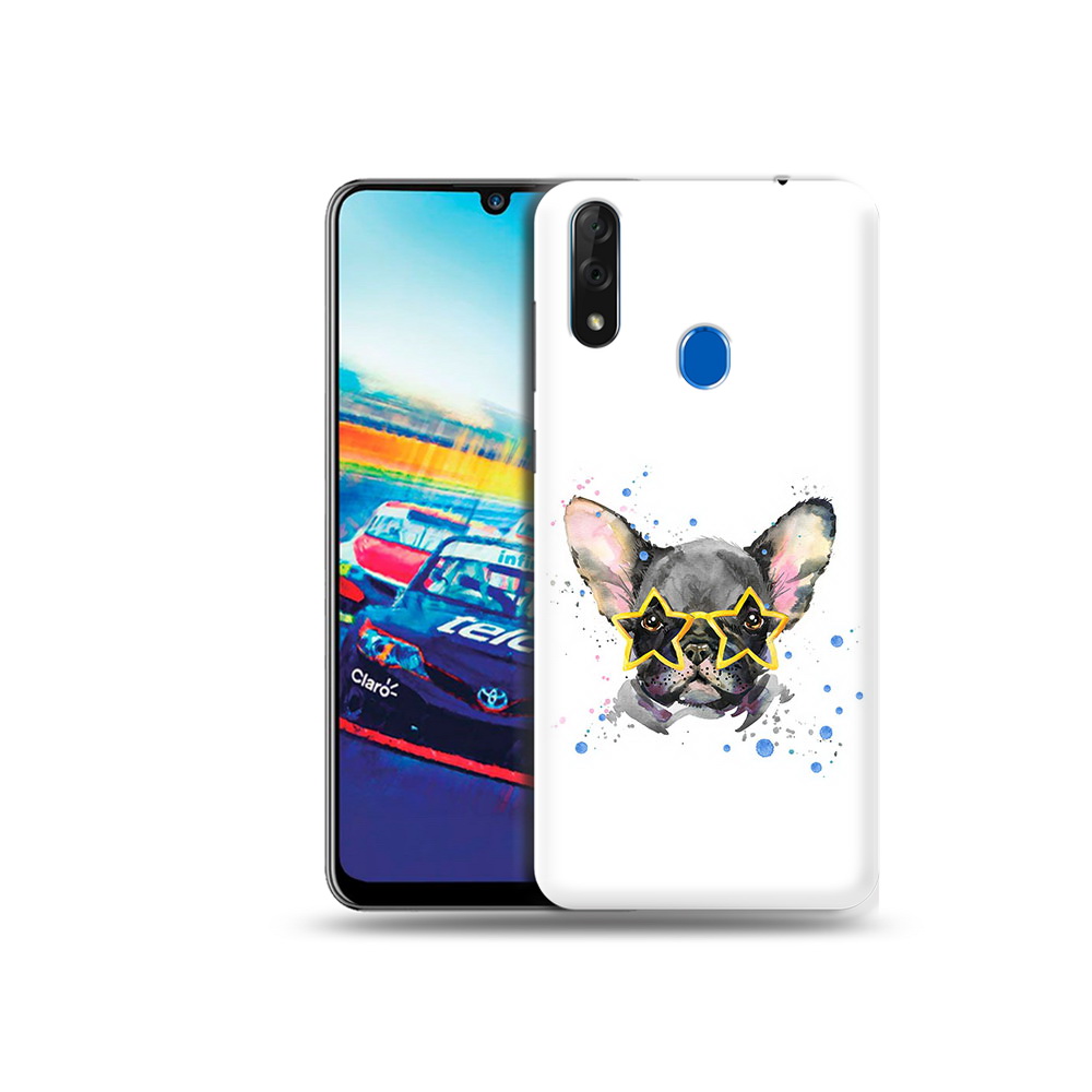Чехол MyPads Tocco для ZTE Blade V10 буля в очках (PT136503.455.252)