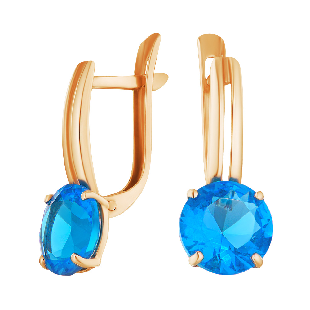 

Серьги из красного золота с топазом ЮВЕЛИР КАРАТ 1625960ттс, 1625960ттс