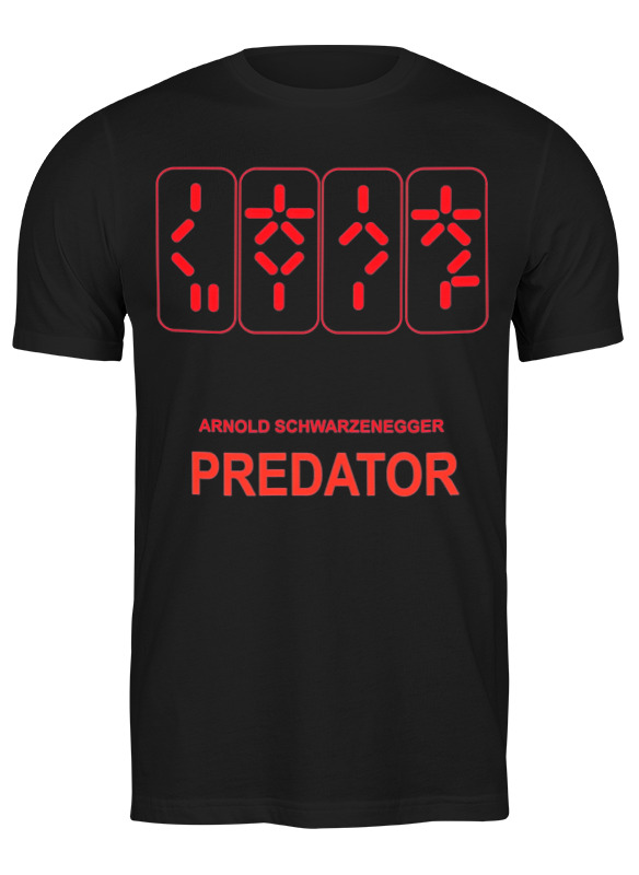 

Футболка мужская Printio Predator черная S, Черный, Predator