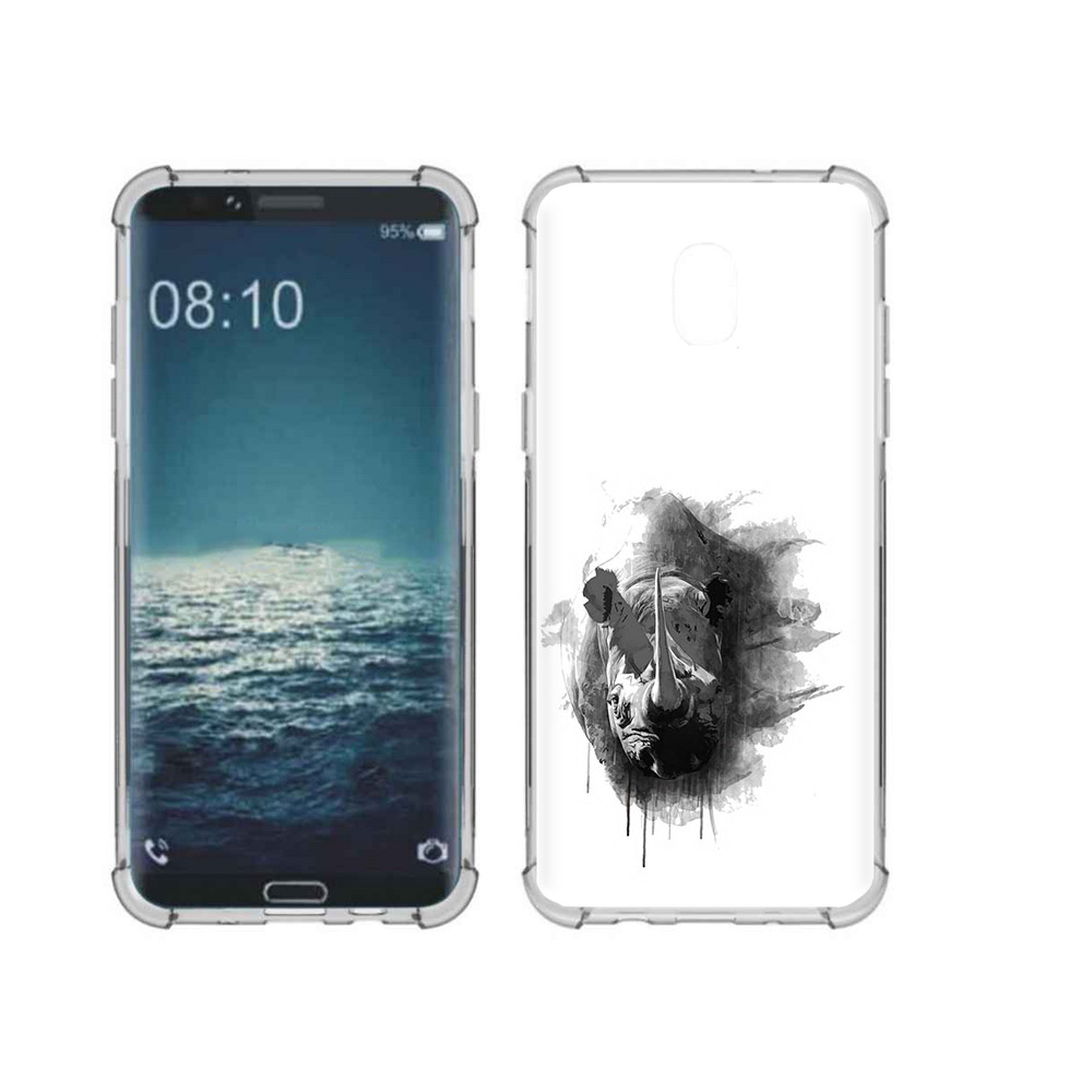 

Чехол MyPads Tocco для Samsung Galaxy J3 носорог (PT226926.574.523), Прозрачный, Tocco