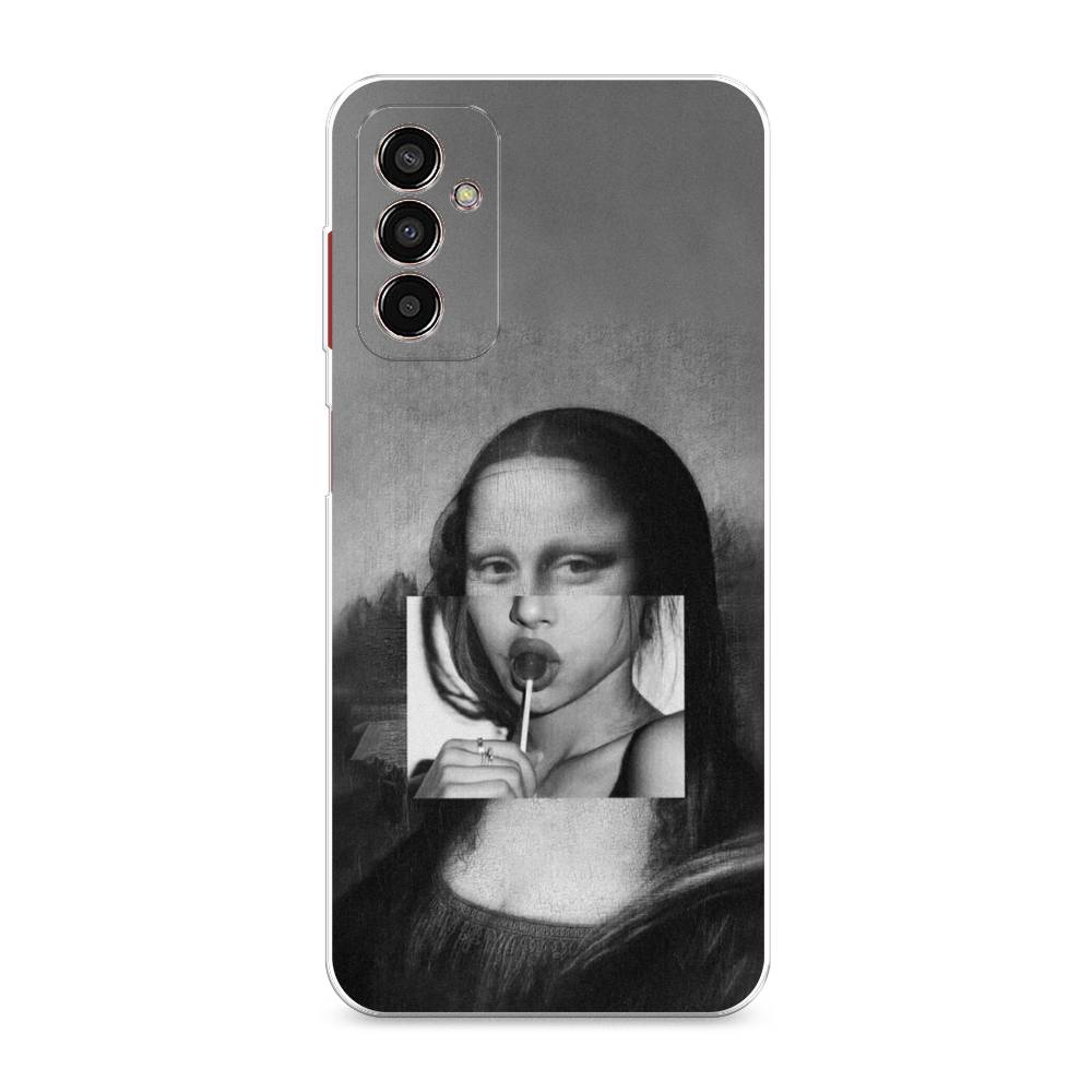 

Чехол Awog на Samsung Galaxy M13 / Самсунг M13 "Mona Lisa sucking lollipop", Разноцветный, 2106850-9