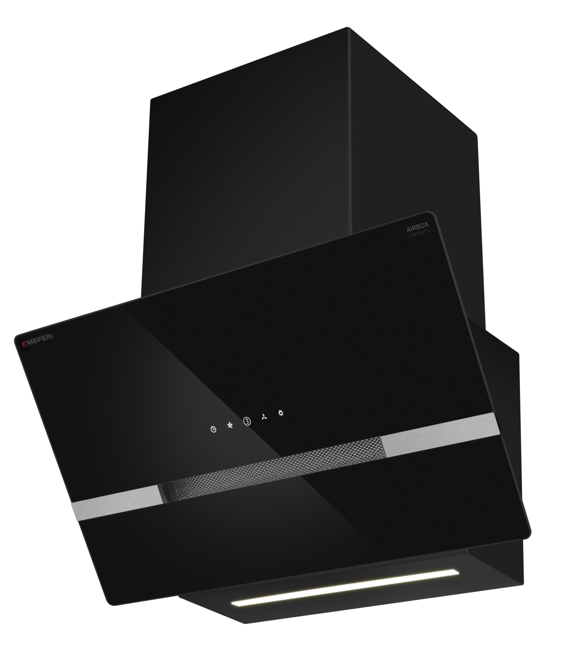 

Вытяжка настенная MEFERI AIRBOX60BK COMFORT PLUS черный, AIRBOX60BK