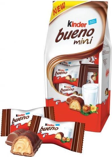 

Конфеты Kinder Bueno mini вафельные с молочно-ореховой начинкой