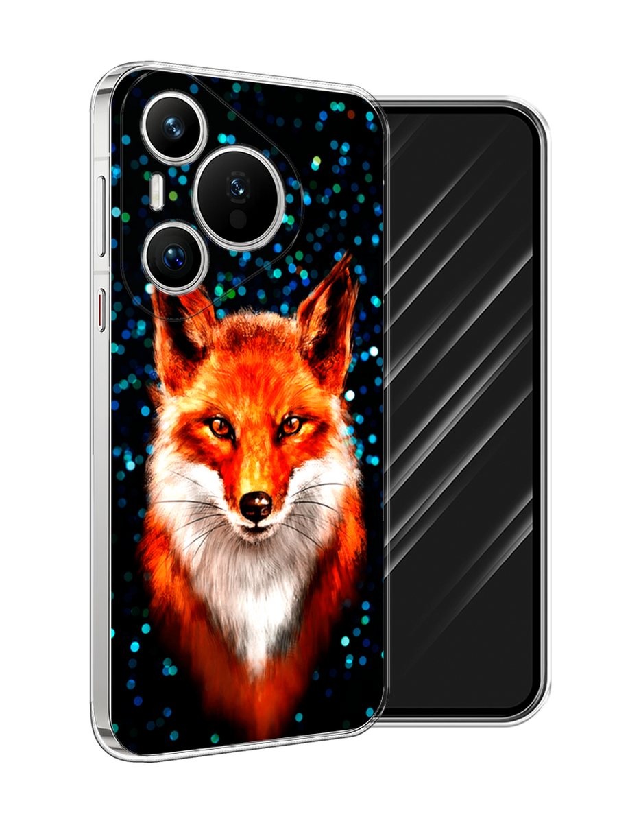 

Чехол Awog на Huawei Pura 70 "Волшебная лиса", Оранжевый;черный;белый, 6124050-1