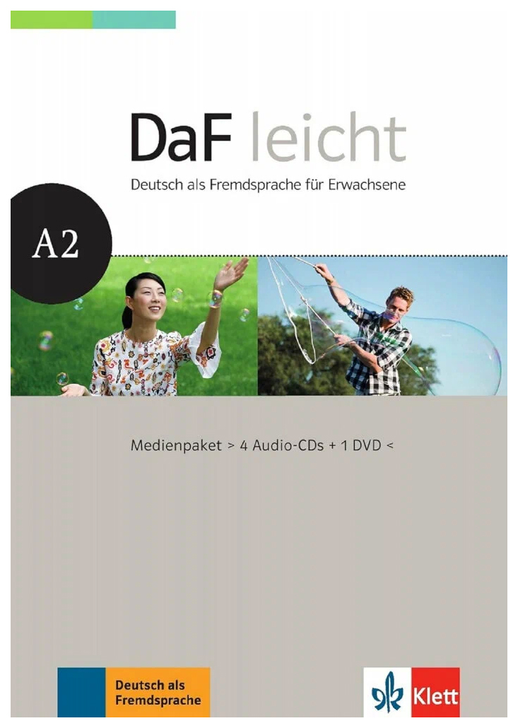 Книга DaF leicht A2 Medienpaket (4 Audio-CDs + DVD)