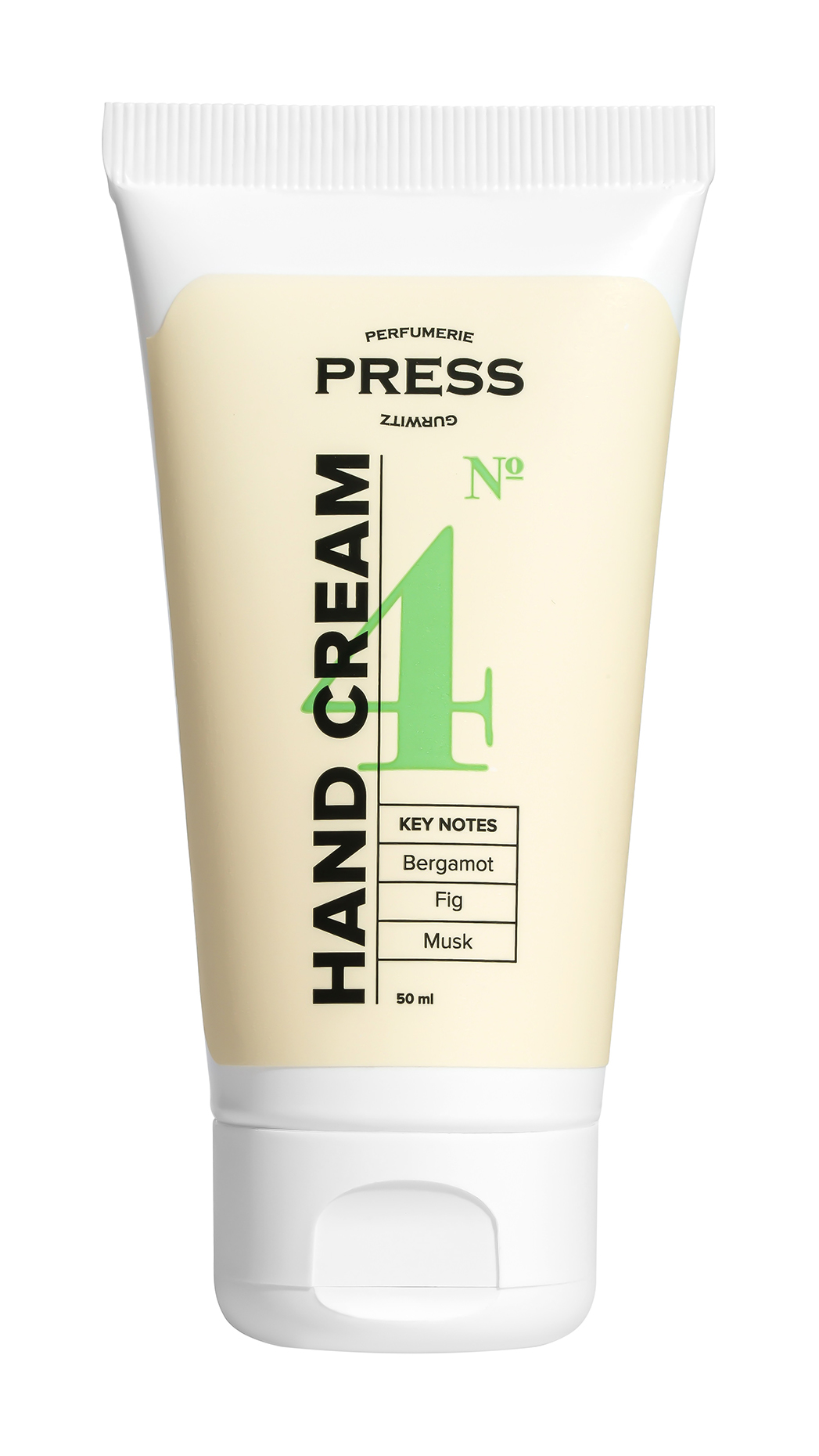 Парфюмированный увлажняющий крем для рук, Press Gurwitz Hand Cream № 4, 50мл