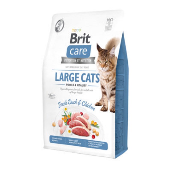 фото Сухой корм для кошек brit care cat grain-free ; утка; курица; 0.4кг