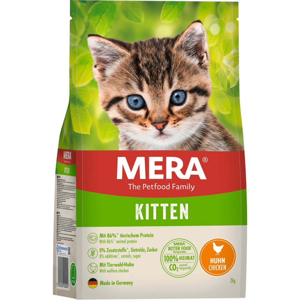 фото Сухой корм для кошек mera cats kitten , курица, 0.4кг