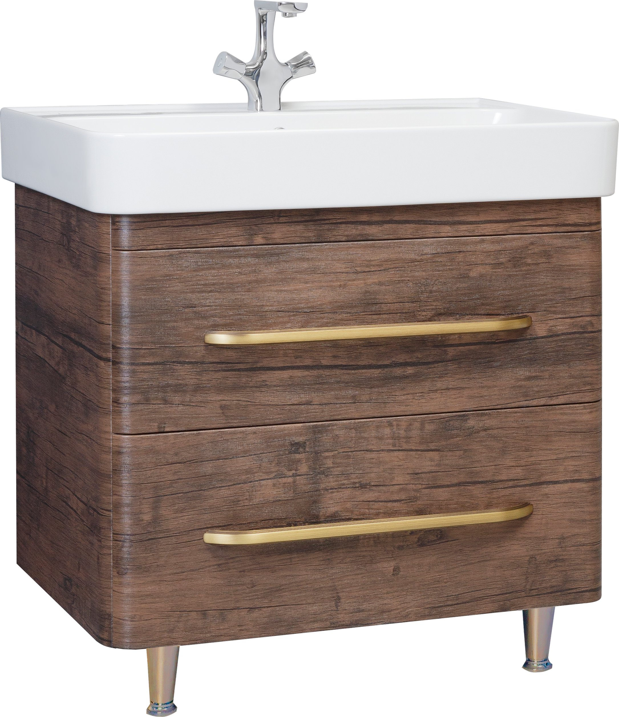 

Bellezza Тумба с раковиной Bellezza Олимпия 60 орех