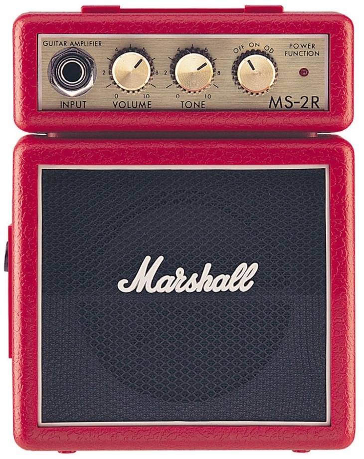 ГИТАРНЫЙ КОМБИК MARSHALL MS-2R-E MICRO AMP (RED)