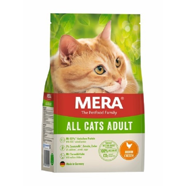 фото Сухой корм для кошек mera all cats adult , курица, 0.4кг