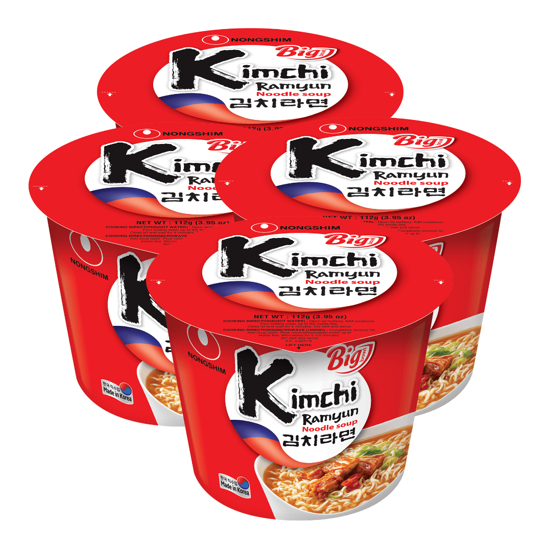 

Лапша быстрого приготовления Кимчи Рамен Nongshim, чашка 112 г х 4 шт, чашка