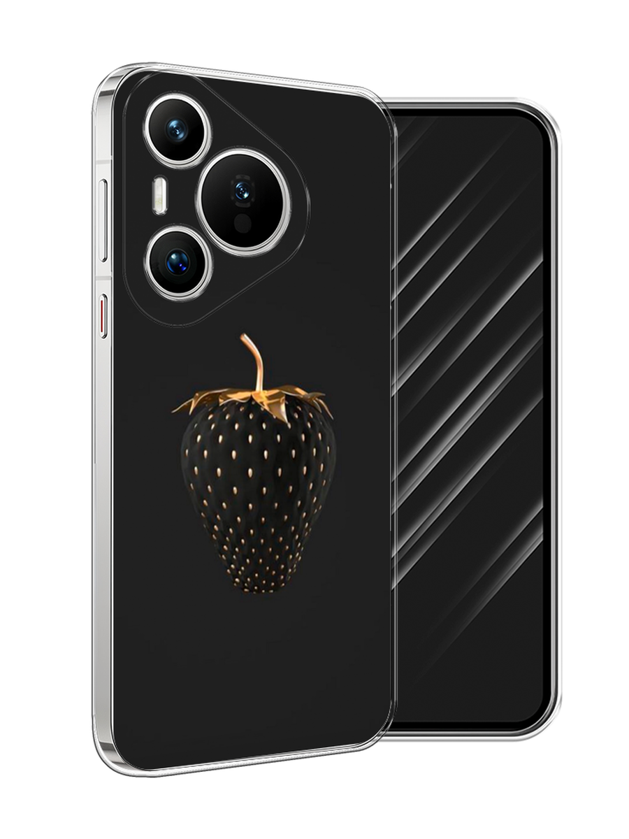 

Чехол Awog на Huawei Pura 70 "Черно-золотая клубника", Черный;золотистый, 6124050-1