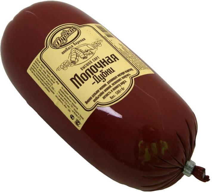 

Колбаса Дубки Молочная вареная
