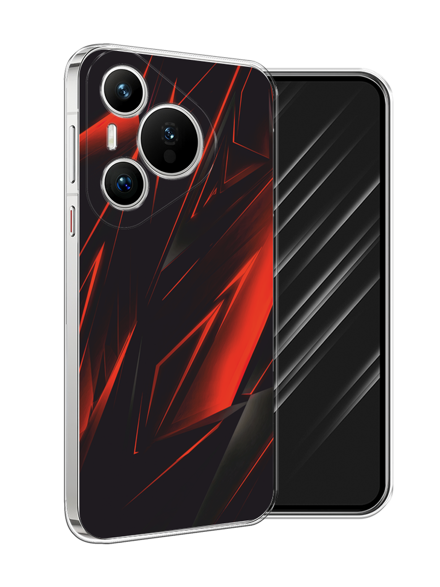 

Чехол Awog на Huawei Pura 70 "Игровой фон", Бордовый;красный;черный, 6124050-1