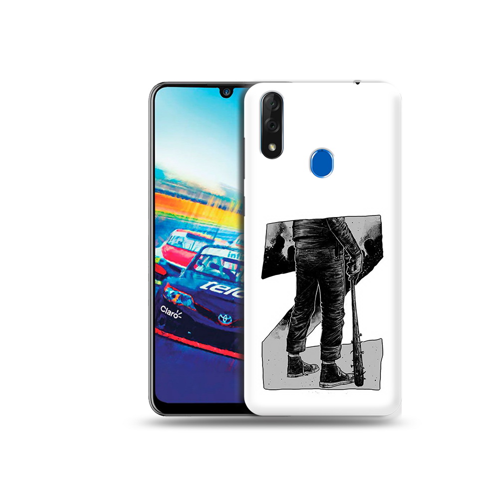 

Чехол MyPads Tocco для ZTE Blade V10 воин черно белый (PT136503.455.265), Tocco