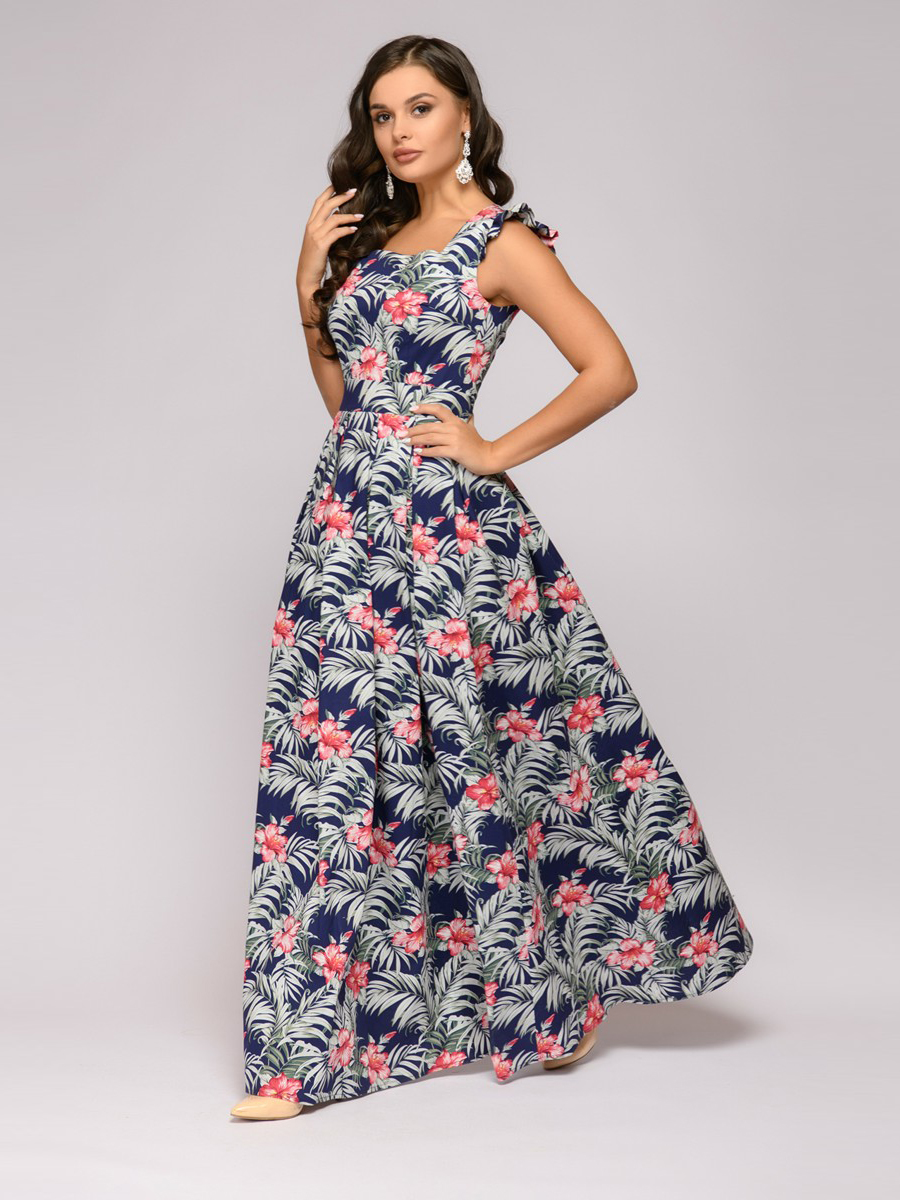 

Сарафан женский 1001dress DM01225 синий 48 RU, DM01225