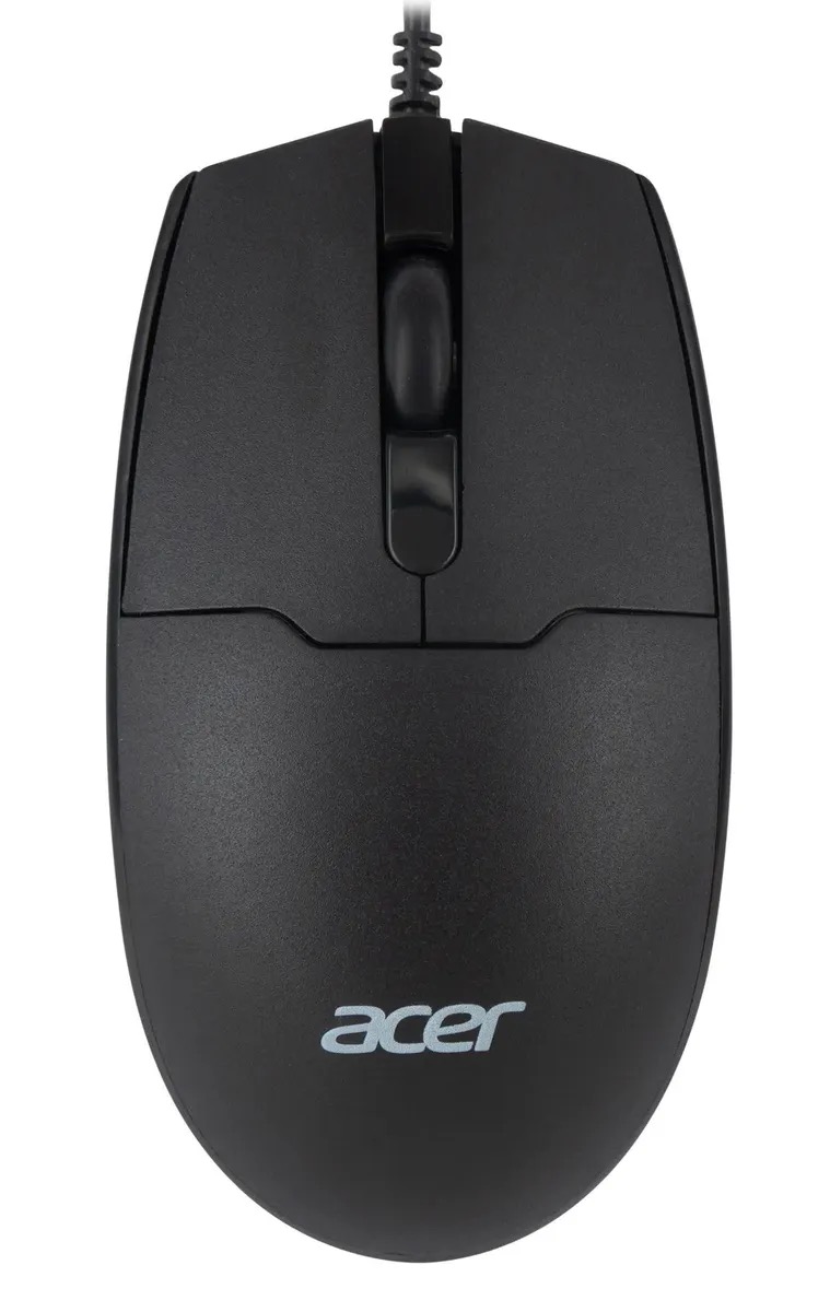 Мышь Acer OMW126, оптическая, проводная, USB, черный zl.mceee.010