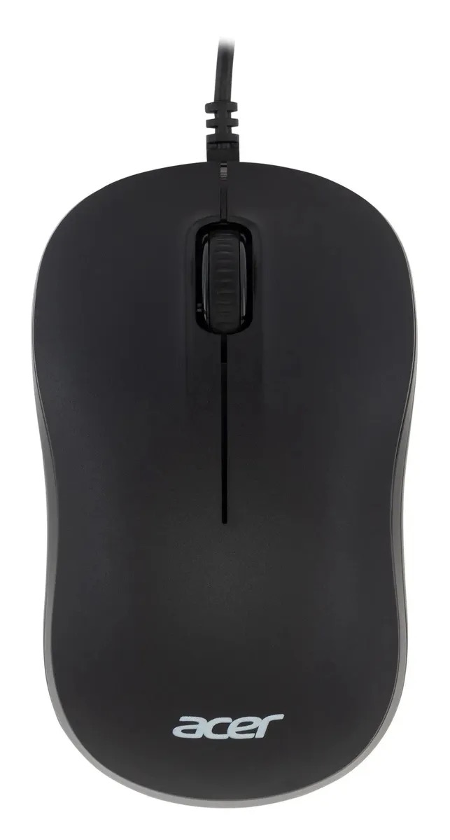 Мышь Acer OMW140, оптическая, проводная, USB, черный zl.mceee.00l