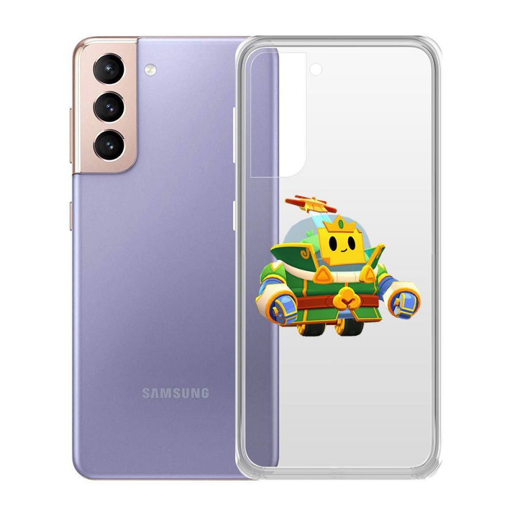 

Чехол-накладка Brawl Stars-Изумрудный Принц Спраут для Samsung Galaxy S21 (G991)