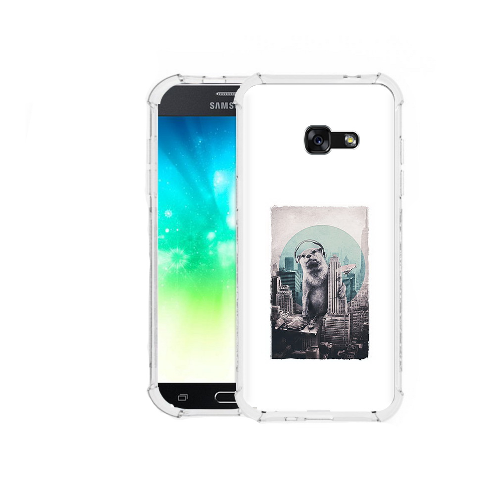 

Чехол MyPads Tocco для Samsung Galaxy A3 (2016) выдра в городе, Прозрачный, Tocco