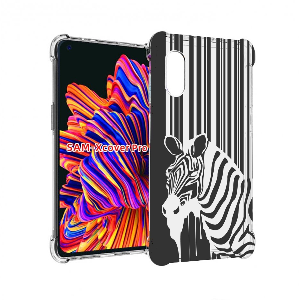 

Чехол MyPads Зебра для Samsung Galaxy Xcover Pro 1, Прозрачный, Tocco