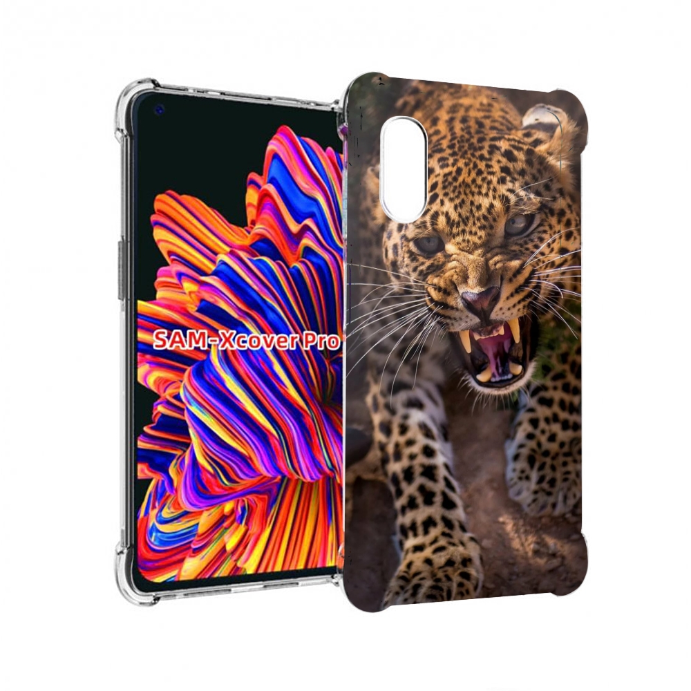 Чехол MyPads Злой-гепард для Samsung Galaxy Xcover Pro 1
