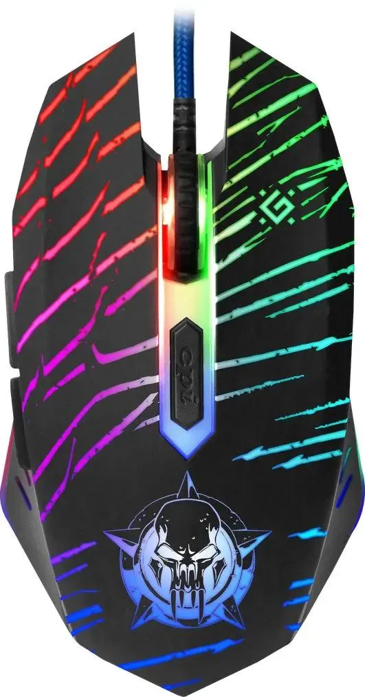 

Проводная мышь Defender Dark Agent GM-590L черный (52590), Dark Agent GM-590L