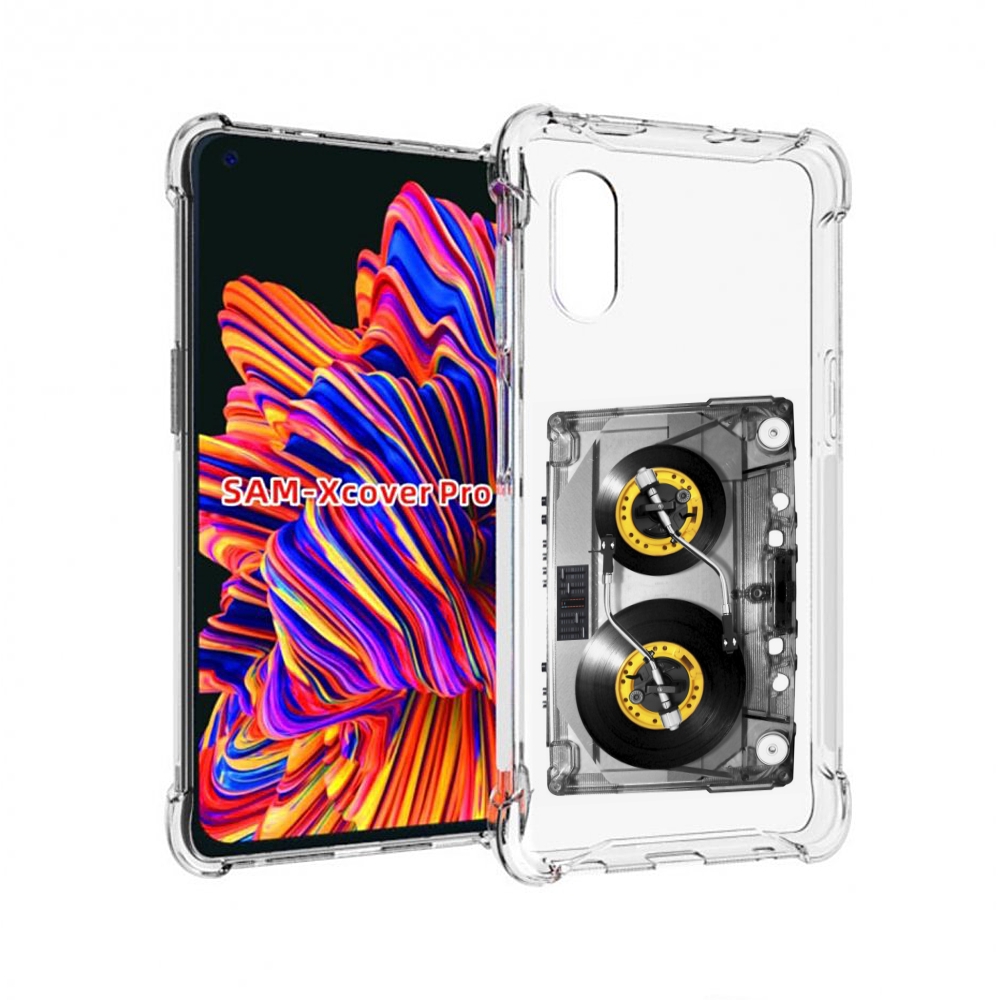 

Чехол MyPads Кассета музыкальная для Samsung Galaxy Xcover Pro 1, Прозрачный, Tocco