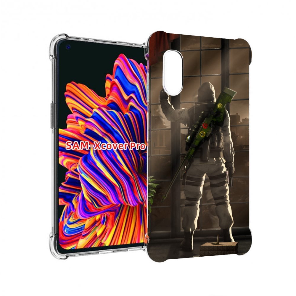 

Чехол MyPads Контр-Страйк-в-дыму для Samsung Galaxy Xcover Pro 1, Прозрачный, Tocco