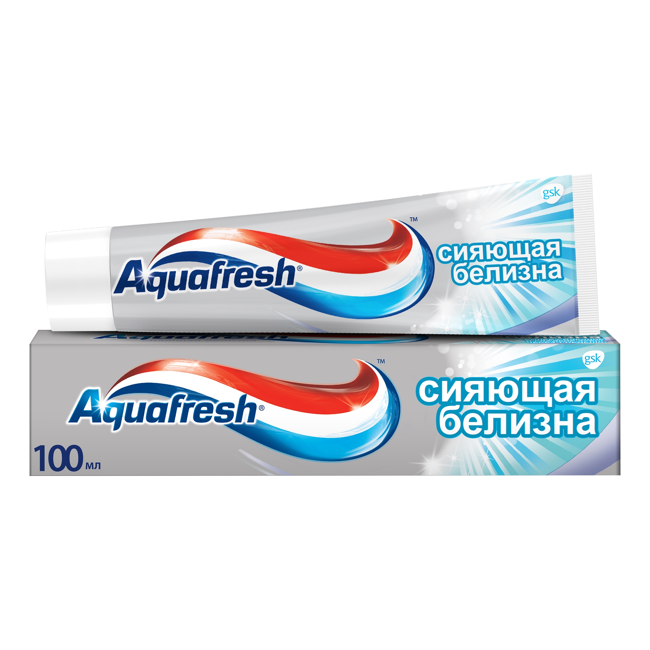 Зубная паста Aquafresh Тройная защита Сияющая белизна, 100 мл белизна saniterra 3в1 1 л гель