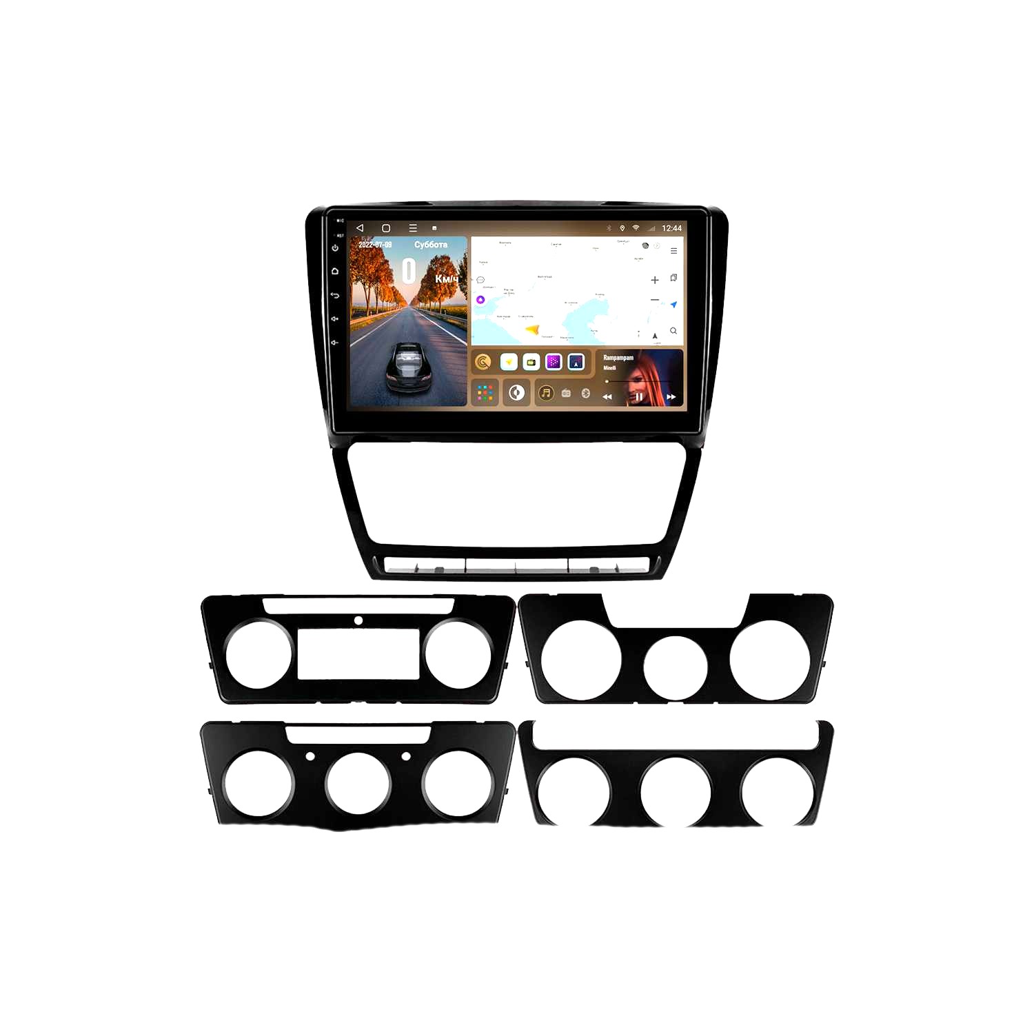 Автомагнитола CaCar TK3 Skoda Octavia 2 2970100₽