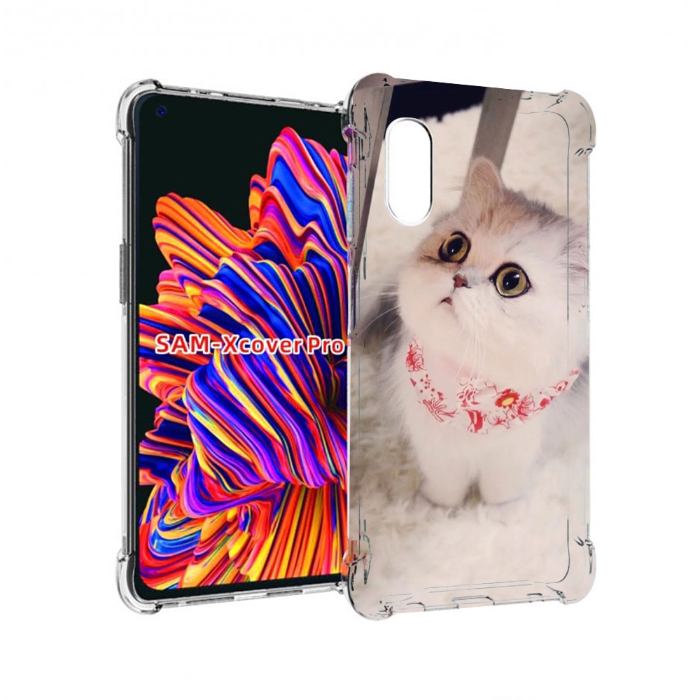

Чехол MyPads Котеночек женский для Samsung Galaxy Xcover Pro 1, Прозрачный, Tocco