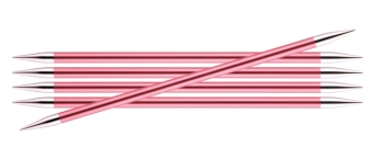 

Спицы чулочные "Zing", 6,5 мм, 20 см, 5 штук в упаковке, Розовый, Zing