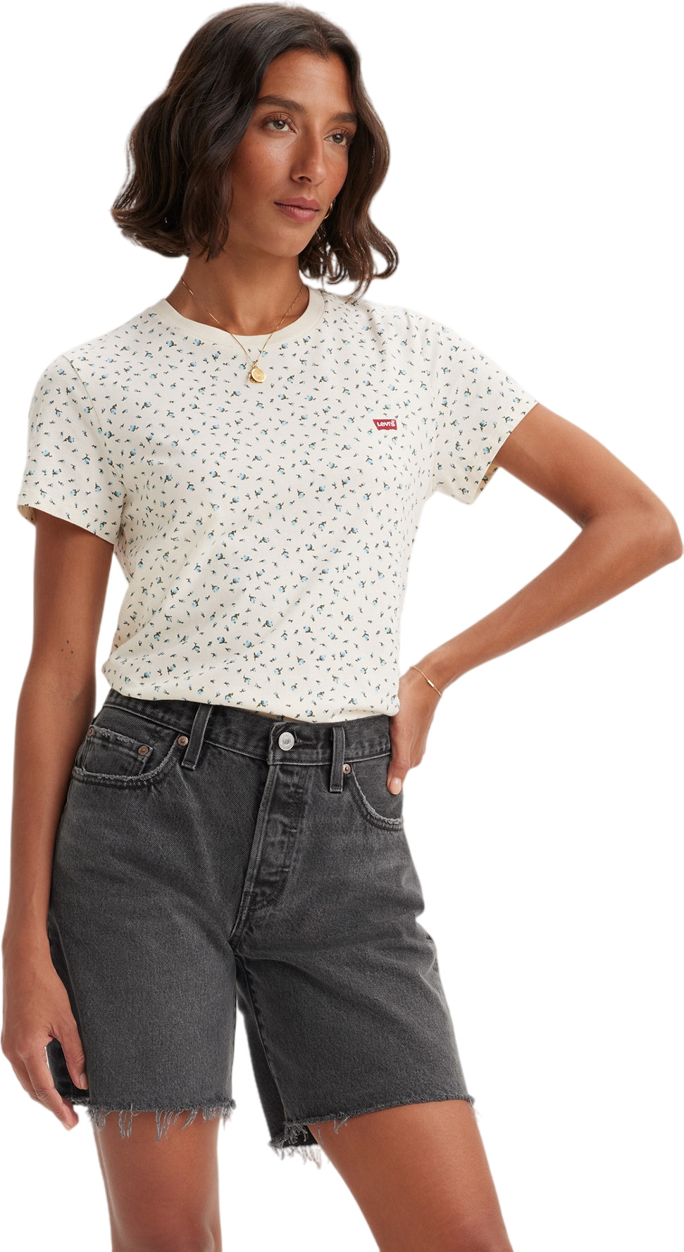

Футболка женская LEVIS PERFECT TEE MULTI-COLOR белая M, Белый, PERFECT TEE MULTI-COLOR