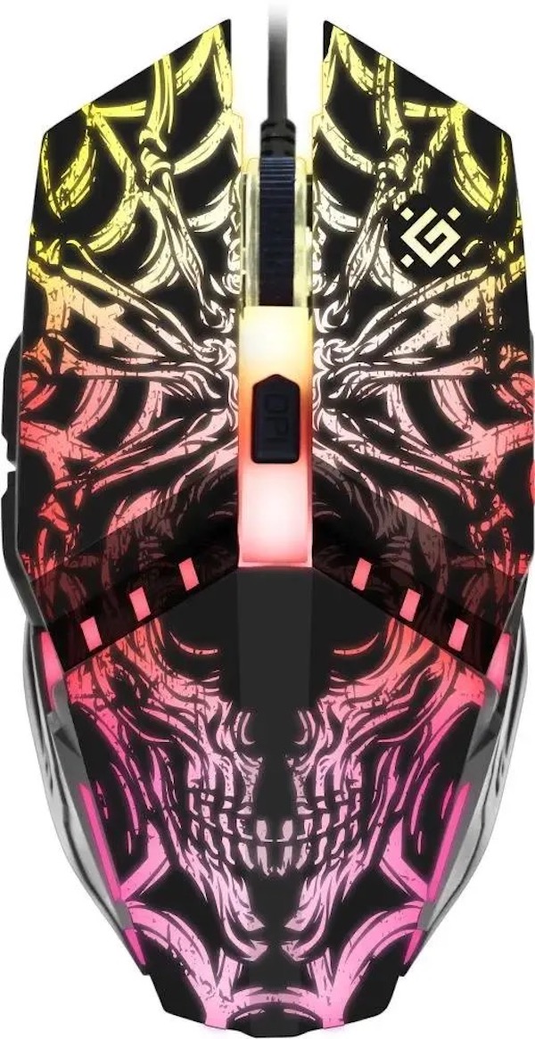 Мышь Defender Prototype GM-670L игровая оптическая проводная USB черный 52670 1155₽