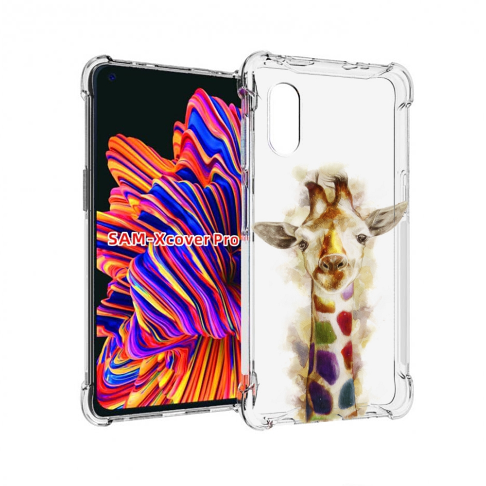 

Чехол MyPads Красочный жираф для Samsung Galaxy Xcover Pro 1, Прозрачный, Tocco