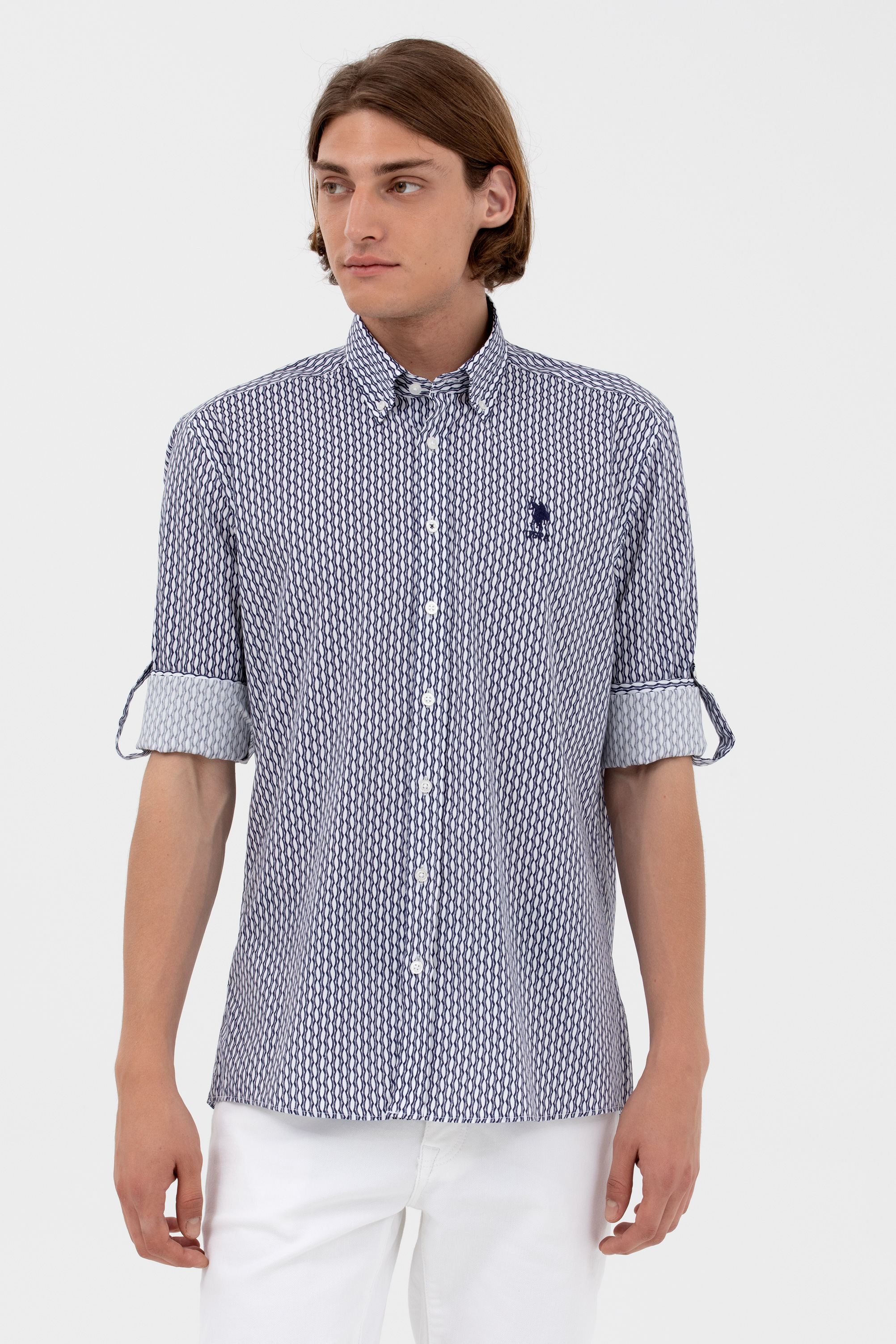 

Рубашка мужская U.S. POLO Assn. G081GL0040KOLIS белая S, Белый, G081GL0040KOLIS