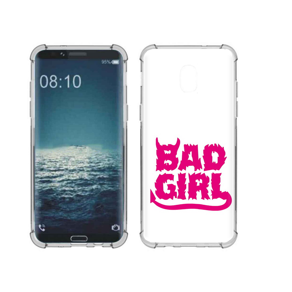 

Чехол MyPads Tocco для Samsung Galaxy J3 плохая девочка (PT226926.574.545), Прозрачный, Tocco