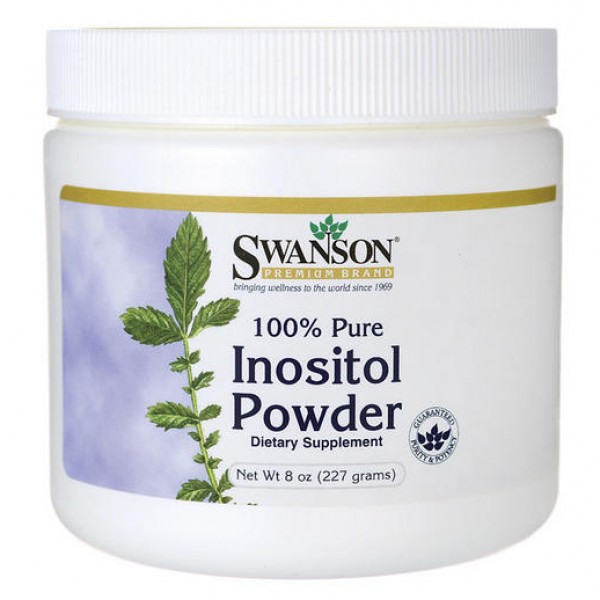 

Витамины, Swanson 100% Pure Inositol Powder - 227 грамм, 100% Pure Inositol Powder