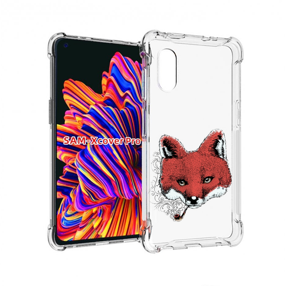 

Чехол MyPads Лис с трубкой для Samsung Galaxy Xcover Pro 1, Прозрачный, Tocco