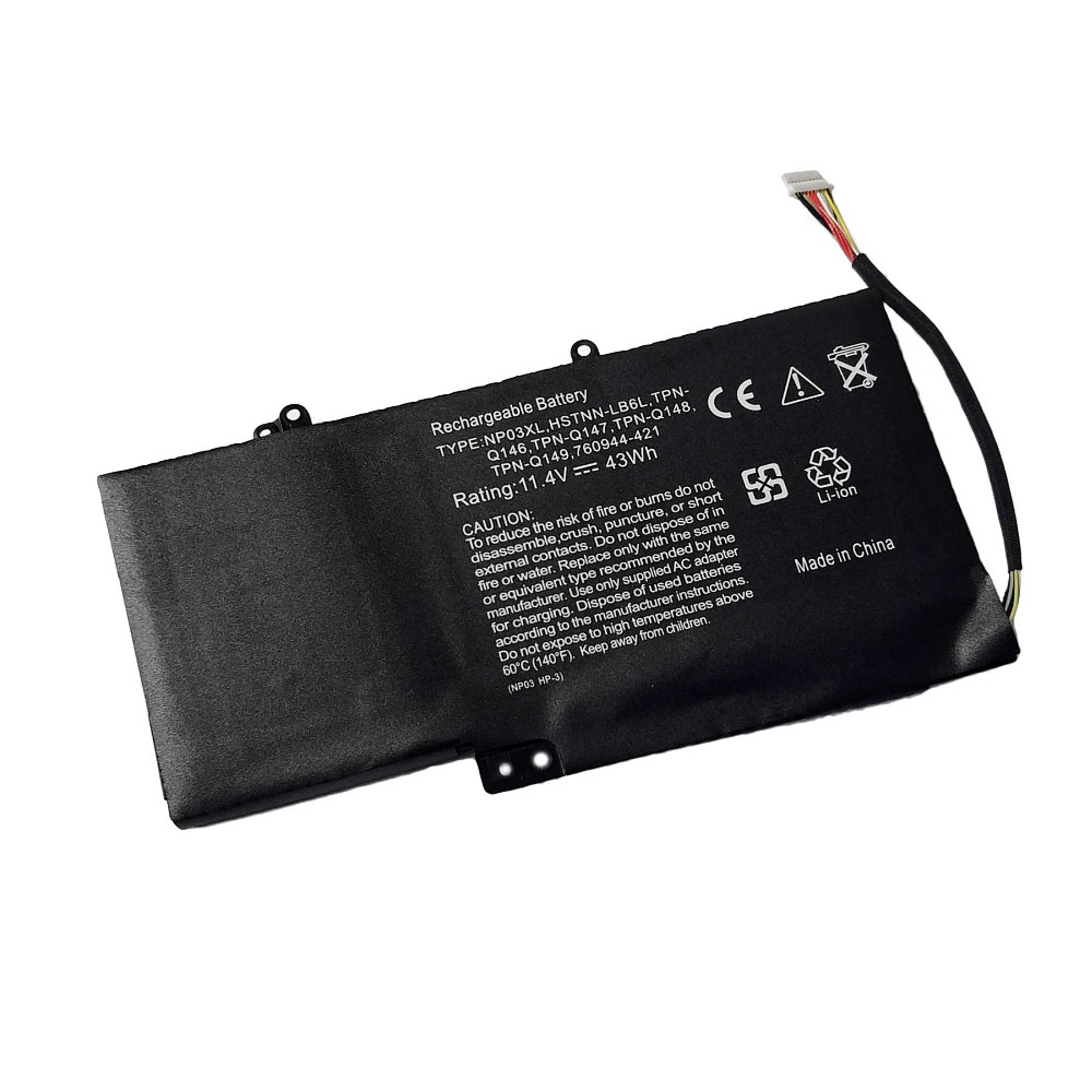 

Аккумулятор для ноутбука для ноутбука HP Pavilion TPN-Q146
