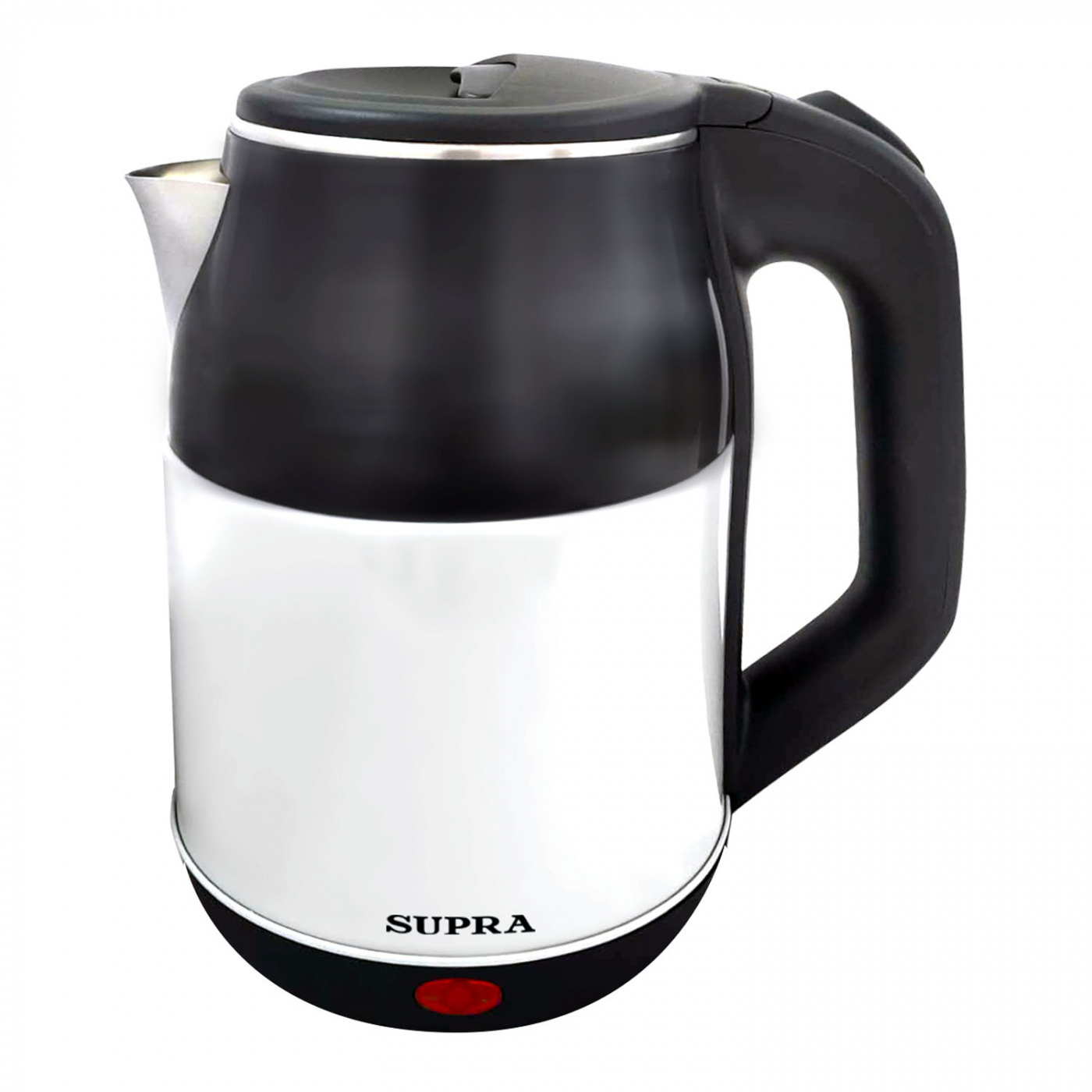 Чайник электрический Supra KES-1843S 1.8 л черный, белый кулер для воды hotfrost d95 f только нагрев 420 вт белый