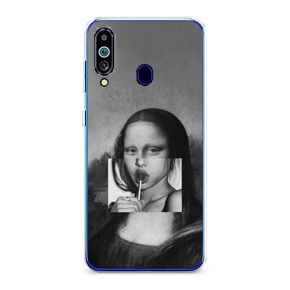 фото Силиконовый чехол "mona lisa sucking lollipop" на samsung galaxy m40 awog