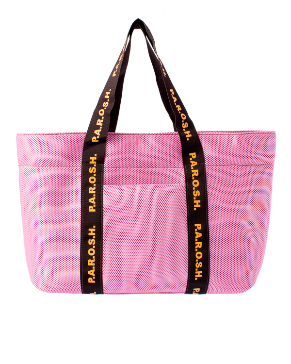 

Сумка шоппер женская P.A.R.O.S.H. NETBAG050170, розовый, NETBAG050170